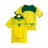 Brasilien Retro Män Hemma Matchtröja 2004 Kortärmad