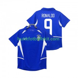 Brasilien Ronaldo 9 Retro Män Borta Matchtröja 2002 Kortärmad