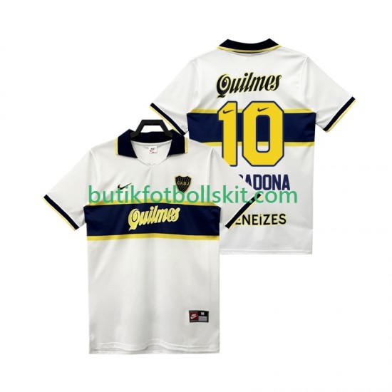 CA Boca Juniors MARADONA 10 1997 Retro Män Borta Matchtröja 1998 Kortärmad