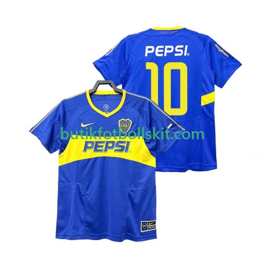 CA Boca Juniors PEPSI 10 2003 Retro Män Hemma Matchtröja 2004 Kortärmad