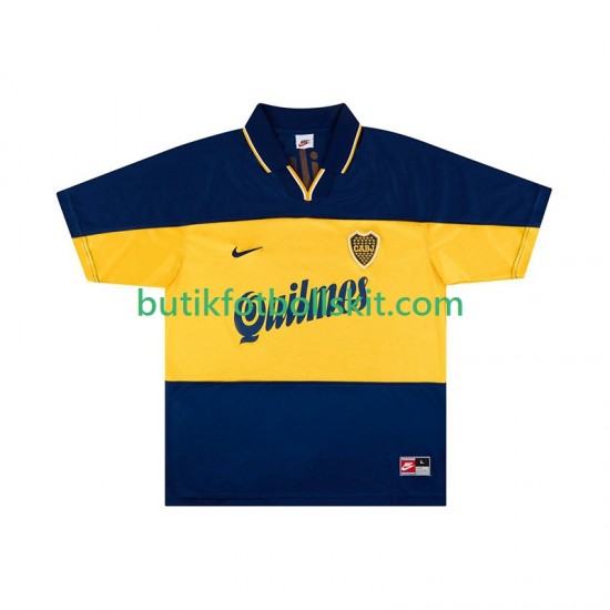 CA Boca Juniors 2000 Retro Män Hemma Matchtröja 1999 Kortärmad
