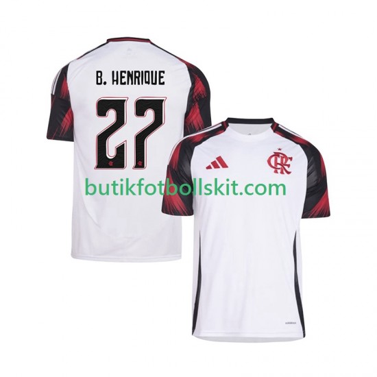 CR Flamengo Bruno Henrique 27 Män Borta Matchtröja 2025/26 Kortärmad