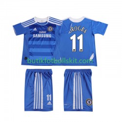 Chelsea DROGBA 11 2012 Retro Barn Hemma Matchtröja 2011 Kortärmad