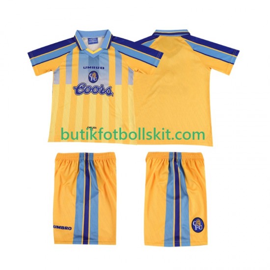 Chelsea 1995 1997 Retro Barn Borta Matchtröja Kortärmad