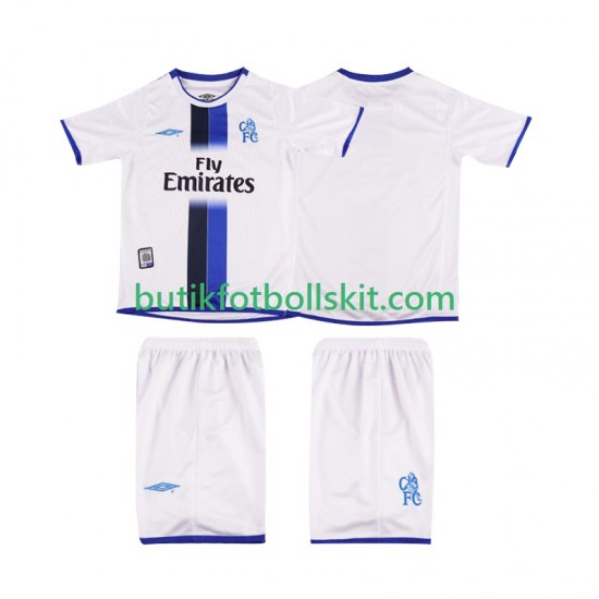 Chelsea 2003 Retro Barn Borta Matchtröja 2004 Kortärmad