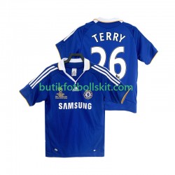 Chelsea TERRY 26 2007 Retro Män Hemma Matchtröja 2008 Kortärmad