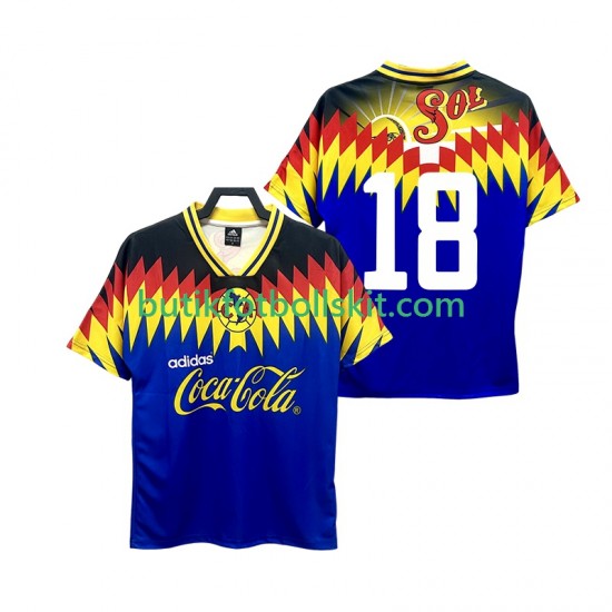 Club América 18 1995 Retro Män Borta Matchtröja Kortärmad