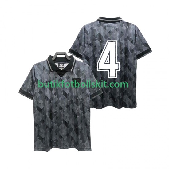 England 4 1990 Retro Män Borta Matchtröja Kortärmad
