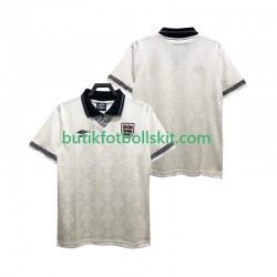England 1990 Retro Män Hemma Matchtröja Kortärmad