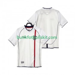 England Retro Män Hemma Matchtröja 2002 Kortärmad