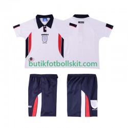 England Retro Barn Hemma Matchtröja 1998 Kortärmad