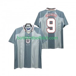 England SHEARER 9 1996 Retro Män Borta Matchtröja Kortärmad
