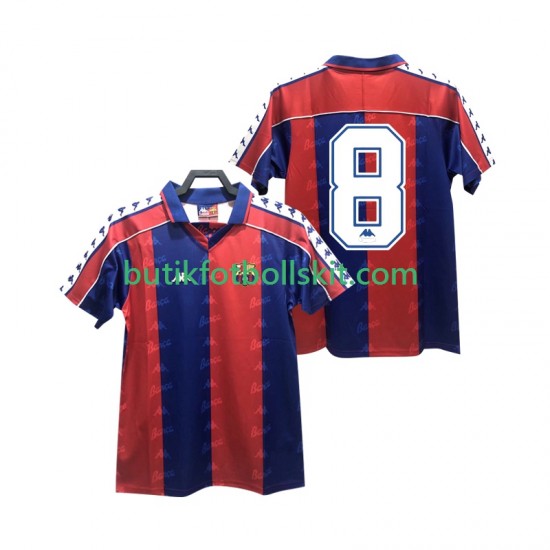 FC Barcelona 8 1992 1995 Retro Män Hemma Matchtröja Kortärmad