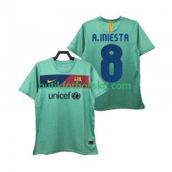 FC Barcelona A INIESTA 8 Retro Män Borta Matchtröja 2011 2010 Kortärmad
