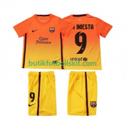 FC Barcelona A INIESTA 9 2012 2013 Retro Barn Borta Matchtröja Kortärmad
