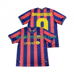 FC Barcelona Ibrahimović 9 2009 Retro Män Hemma Matchtröja 2010 Kortärmad