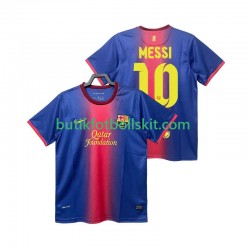 FC Barcelona Lionel Messi 10 2012 2013 Retro Män Hemma Matchtröja Kortärmad