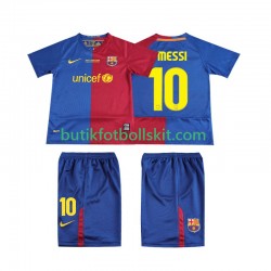 FC Barcelona Lionel Messi 10 Champions League 2009 Retro Barn Hemma Matchtröja 2008 Kortärmad