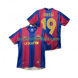 FC Barcelona Lionel Messi 19 2007 Retro Män Hemma Matchtröja 2008 Kortärmad