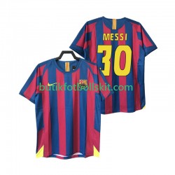 FC Barcelona Lionel Messi 30 2005 Retro Män Hemma Matchtröja 2006 Kortärmad