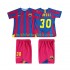FC Barcelona Lionel Messi 30 Champions League 2005 Retro Barn Hemma Matchtröja 2006 Kortärmad