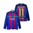 FC Barcelona Neymar JR 11 2016 2017 Retro Män Hemma Matchtröja Långärmad