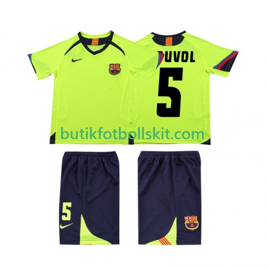 FC Barcelona PUVDL 5 2005 Retro Barn Borta Matchtröja 2006 Kortärmad