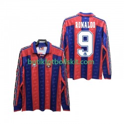 FC Barcelona RONALDO 9 1996 1997 Retro Män Hemma Matchtröja Långärmad