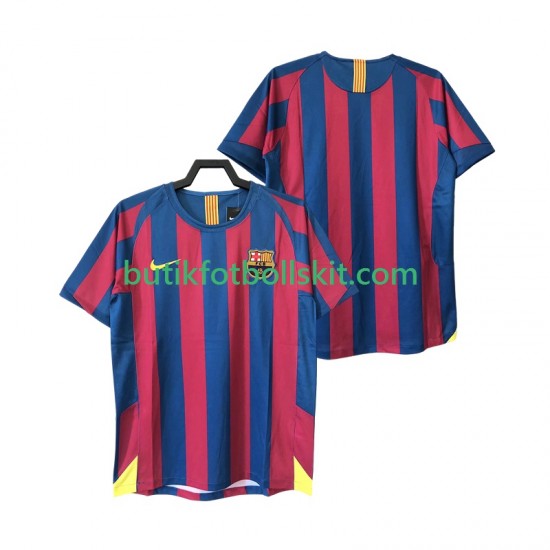 FC Barcelona 2005 Retro Män Hemma Matchtröja 2006 Kortärmad