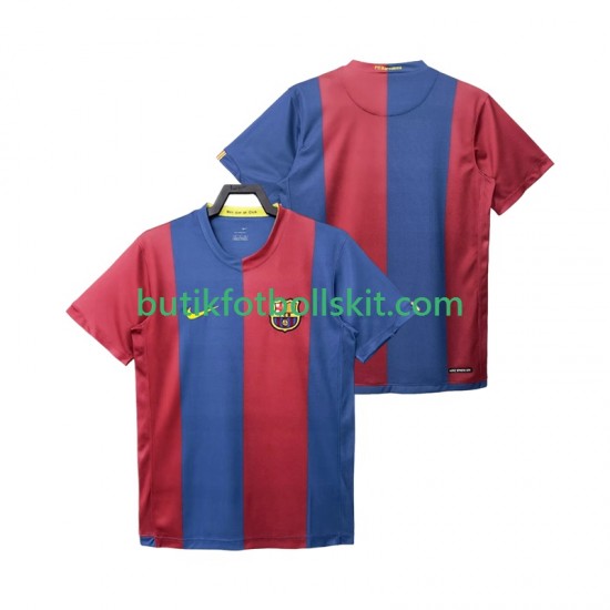 FC Barcelona 2007 Retro Män Hemma Matchtröja 2006 Kortärmad