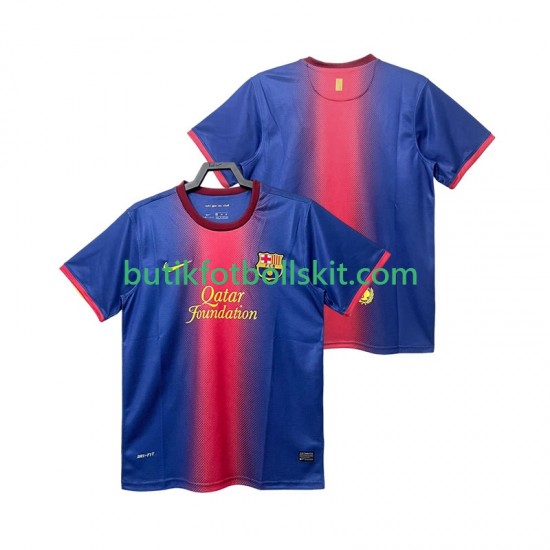 FC Barcelona 2012 2013 Retro Män Hemma Matchtröja Kortärmad