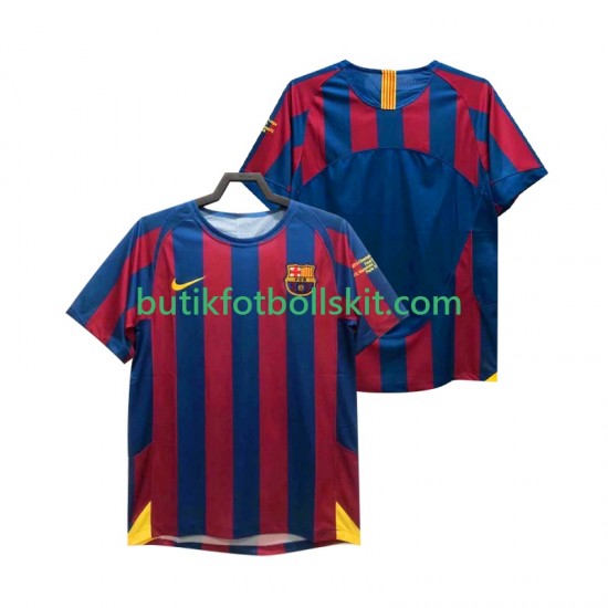 FC Barcelona Champions League 2005 Retro Män Hemma Matchtröja 2006 Kortärmad