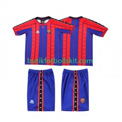 FC Barcelona 1997 Retro Barn Hemma Matchtröja 1998 Kortärmad