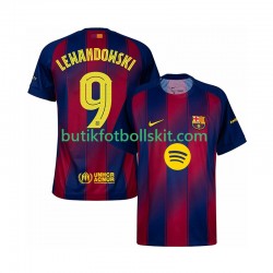 FC Barcelona Robert Lewandowski 9 Champions League Män Hemma Matchtröja 2025/26 Kortärmad