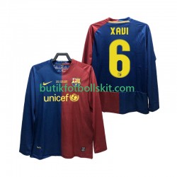 FC Barcelona XAVI 6 Champions League 2009 Retro Män Hemma Matchtröja 2008 Långärmad