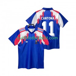 Frankrike CANTONA 11 1990 Retro Män Hemma Matchtröja Kortärmad