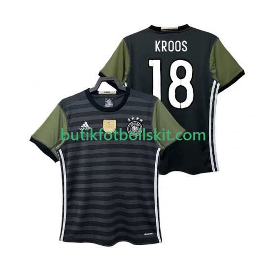 Tyskland KROOS 18 2016 Retro Män Borta Matchtröja Kortärmad