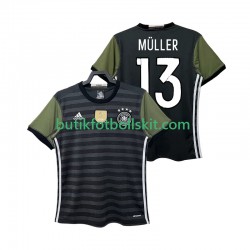 Tyskland MULLER 13 2016 Retro Män Borta Matchtröja Kortärmad