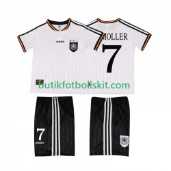 Tyskland Moller 7 1996 Retro Barn Hemma Matchtröja Kortärmad