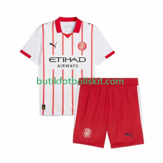 Girona Barn Hemma Matchtröja 2025/26 Kortärmad