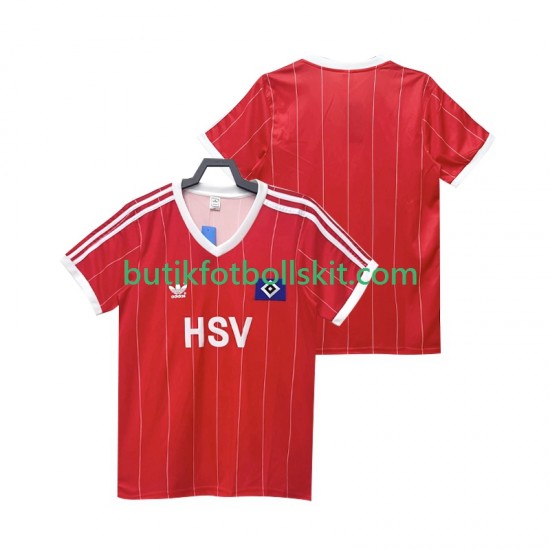 Hamburger SV 1983 1984 Retro Män Borta Matchtröja Kortärmad