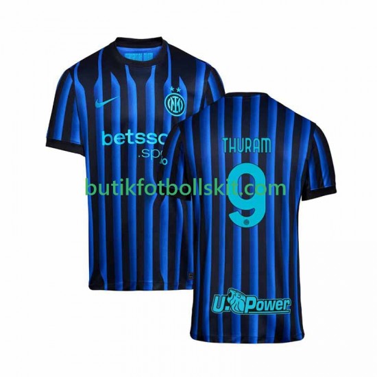 Inter Milan Marcus Thuram 9 Män Hemma Matchtröja 2025/26 Kortärmad