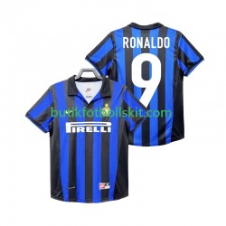Inter Milan Roanldo 9 Retro Män Hemma Matchtröja 1999 1998 Kortärmad