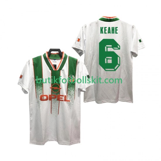 Irland KEAHE 6 1994 Retro Män Borta Matchtröja Kortärmad