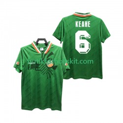 Irland KEAHE 6 1994 Retro Män Hemma Matchtröja Kortärmad