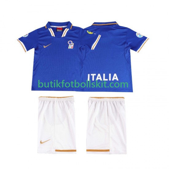 Italien 1996 Retro Barn Hemma Matchtröja Kortärmad