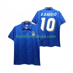 Italien Roberto Baggio 10 1994 Retro Män Hemma Matchtröja Kortärmad