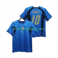 Italien Totti 20 Retro Män Hemma Matchtröja 2006 Kortärmad