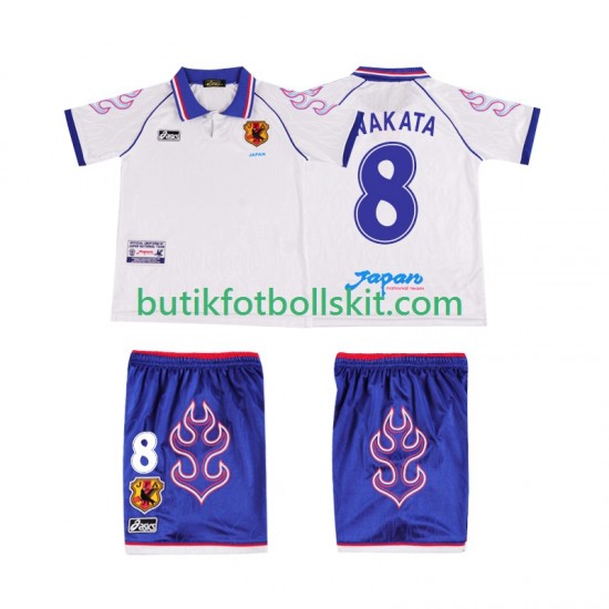 Japan NAKATA 8 Retro Barn Borta Matchtröja 1998 Kortärmad