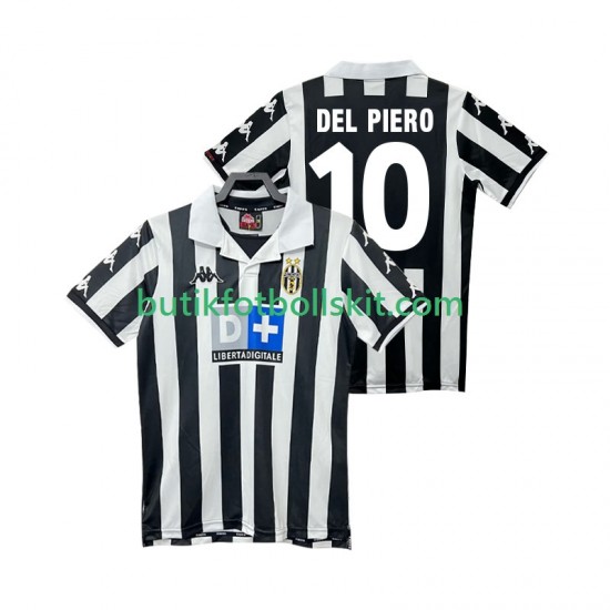 Juventus DEL PIERO 10 2000 Retro Män Hemma Matchtröja 1999 Kortärmad